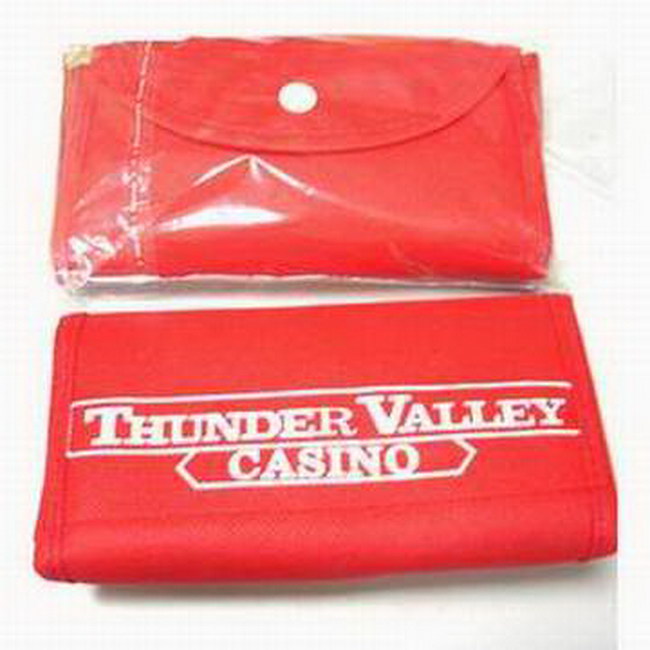 Custom Compact Pouch Style Reusable Non Woven Carry Bags