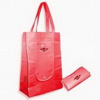 Custom Logo Portable Folding Non Woven Shopping Carry Bag