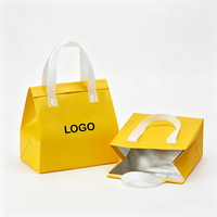 Non Woven Cooler Takeaway Delivery Bag for Cake Milk Tea
