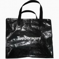 Shiny Reusable Waterproof PP Woven Hand Carry Tote Bag
